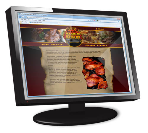 Big Daddy Black BBQ Catering Website